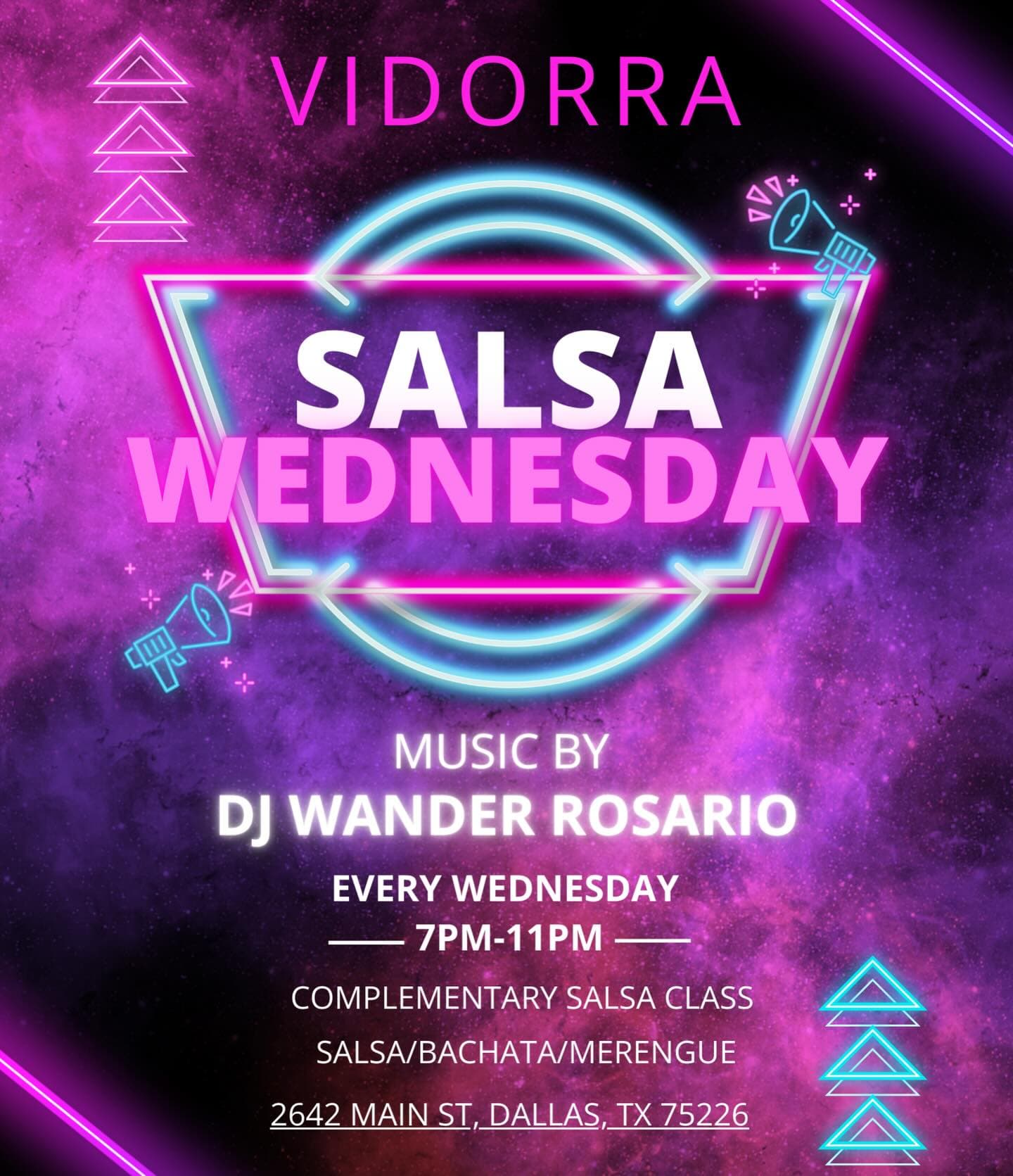 Latin Wednesdays at Vidorra